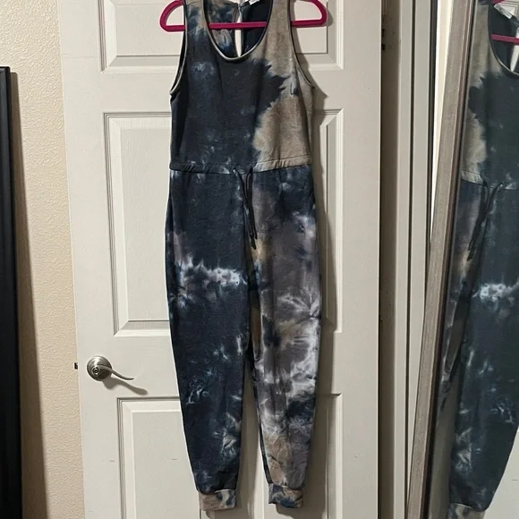 Stylish Tie-Dye Jumpsuit - Picture 1 of 3
